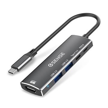 Esense Type-C to HDMI&#47;USB3.0&#47;PD3.0轉接器