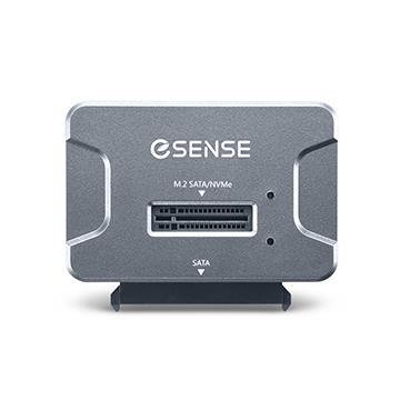 Esense M.2&#47;2.5  SATA SSD硬碟轉接器