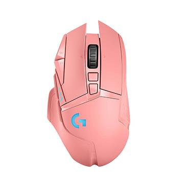 羅技 G502 LIGHTSPEED無線遊戲滑鼠-粉紅