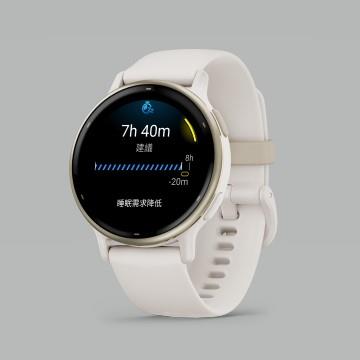 Garmin vivoactive 5 GPS 智慧手錶-活力白