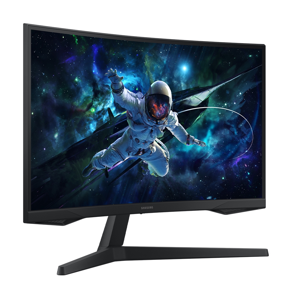 三星 SAMSUNG 27型 2K Odyssey G5 曲面電競顯示器 (165Hz/HDR 10/低藍光/零閃屏) - 細節圖 1