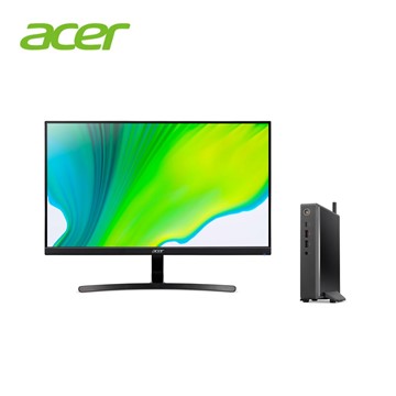 【組合】宏碁 ACER 迷你桌機 (i3-1305U/8GB*2/512GB/UHD Graphics/W11) + Acer 27型 100Hz IPS液晶顯示器