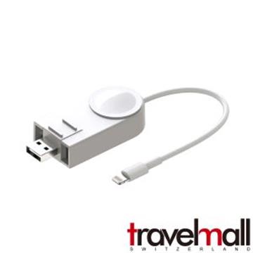 Travelmall 2in1 Apple Watch 磁吸充電器