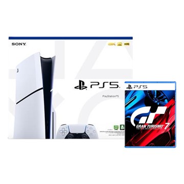 【遊戲組合】PlayStation 5 Slim主機 光碟版 (1TB) + PS5 跑車浪漫旅 7 普通版