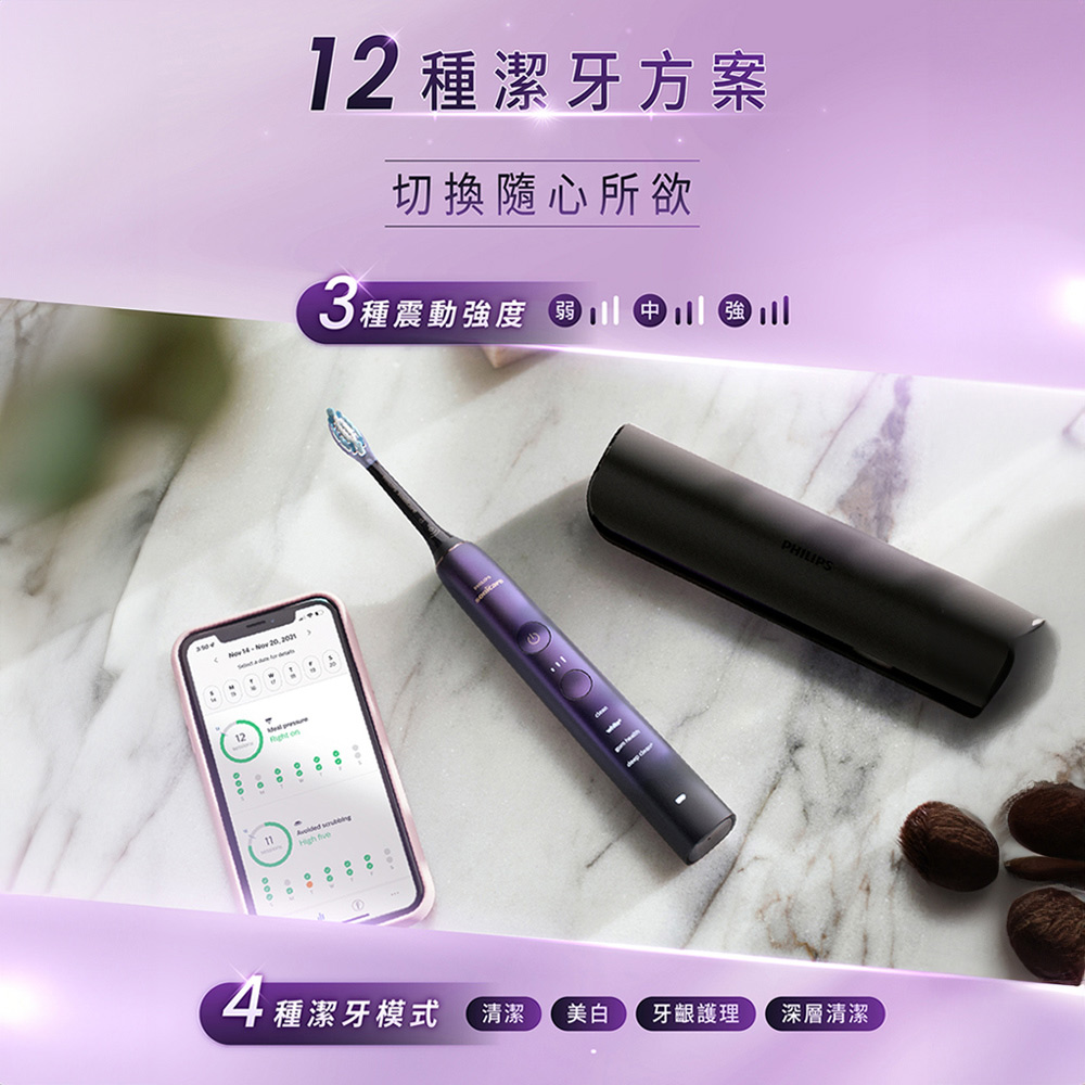 (展示品) PHILIPS 智能鑽石音波電動牙刷 - 細節圖 3