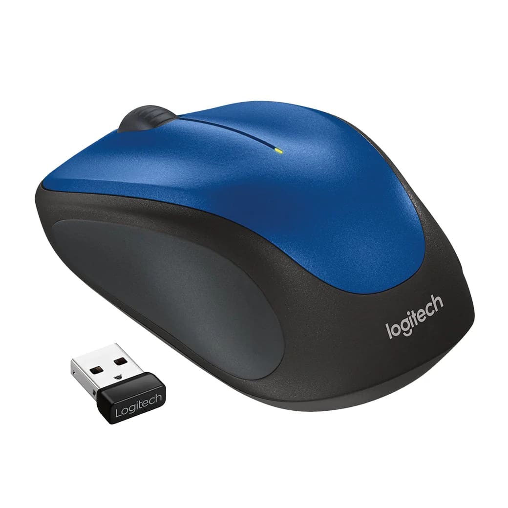 羅技 Logitech M235n 無線滑鼠-藍 - 細節圖 1