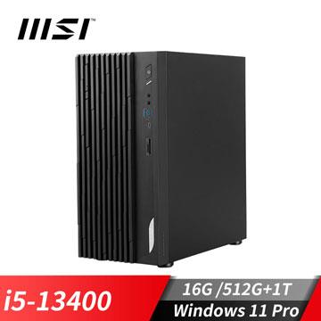 微星 MSI PRO DP180 桌上型電腦(i5-13400/16G/512G SSD+1T HDD/Win11Pro)