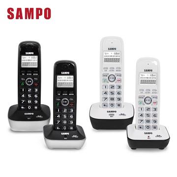 SAMPO 2.4G無線電話雙機(隨機出貨不挑色)