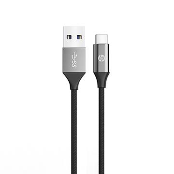 HP USB-A to C快充鋁合金傳輸線-1M