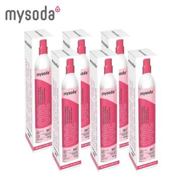 mysoda沐樹得 全新425g二氧化碳鋼瓶&#47;6入組