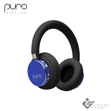 Puro BT2200-Plus 無線藍牙兒童耳機-寶石藍