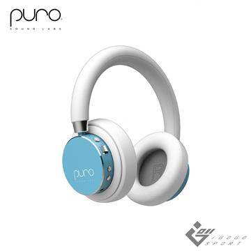 Puro BT2200-Plus 無線藍牙兒童耳機-薄荷藍