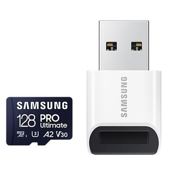 SAMSUNG PRO Ultimate 128G記憶卡-含讀卡機