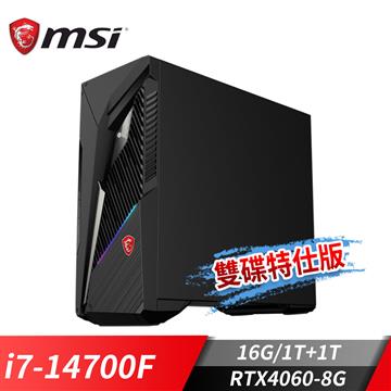微星 MSI Infinite S3 電競桌機-雙碟特仕(i7-14700F/16G/1T+1T/RTX4060-8G/Win11)
