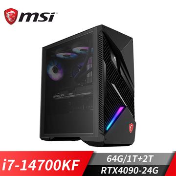 微星 MSI Infinite X2 電競桌機(i7-14700KF/64G/1T+2T/RTX4090-24G/Win11)