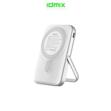 IDMIX MagSafe磁吸無線行動電源10000mAh-白