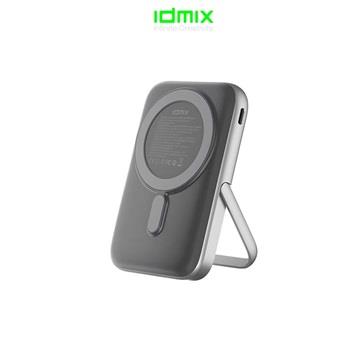 IDMIX MagSafe磁吸無線行動電源10000mAh-灰