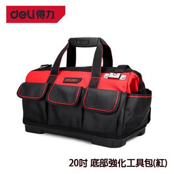 得力 Deli 18吋 底部強化工具包(紅)