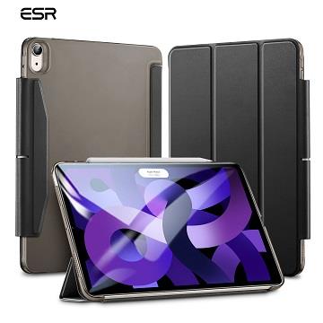 ESR iPad Air 11 悅色筆槽保護套-半透黑