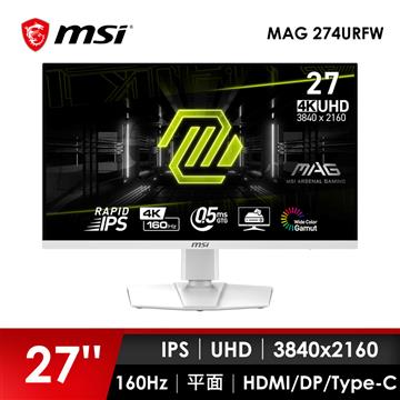 微星MSI MAG 274URFW 27吋 電競螢幕