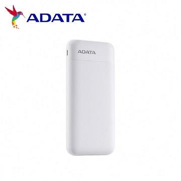 威剛 C100 PD&#47;QC 20W行動電源10000mAh-白