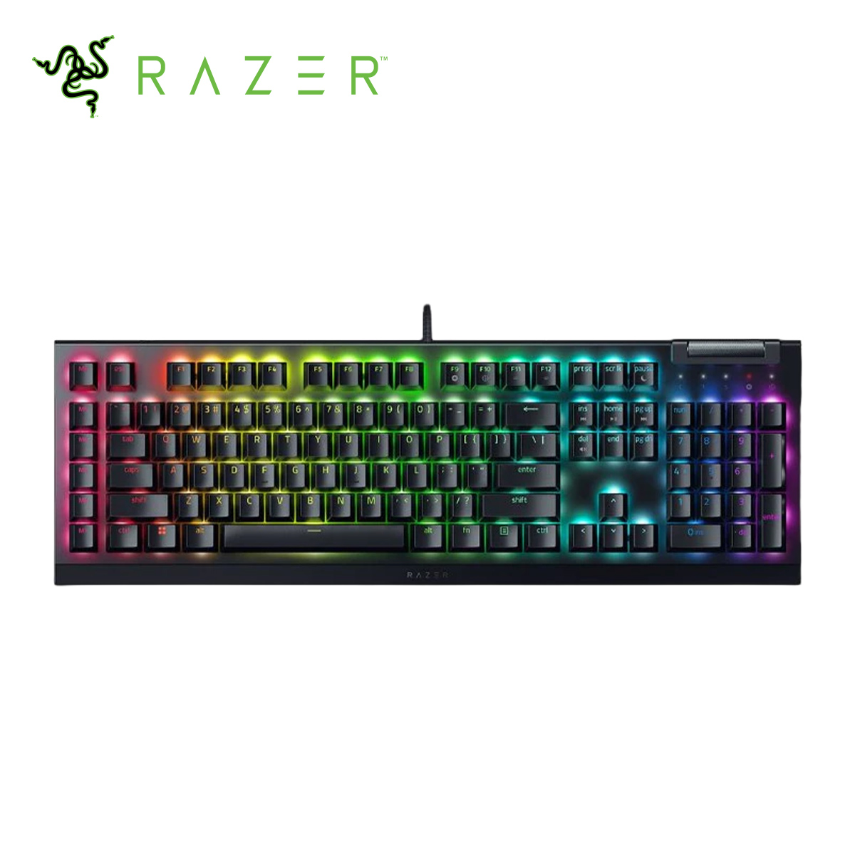 雷蛇 Razer BlackWidow V4X綠軸有線鍵盤