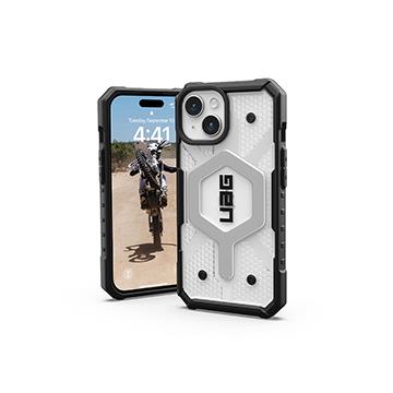 UAG i16 磁吸經典保護殼-透明灰圈