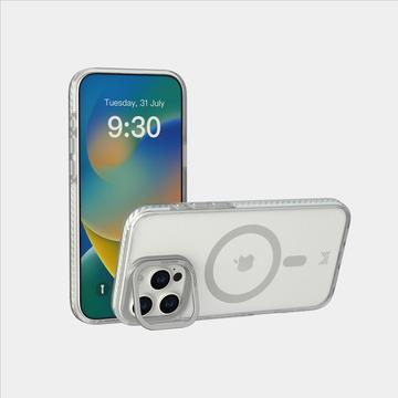 MONOCOZZI i16 Pro 磁吸鏡頭支架殼-銀
