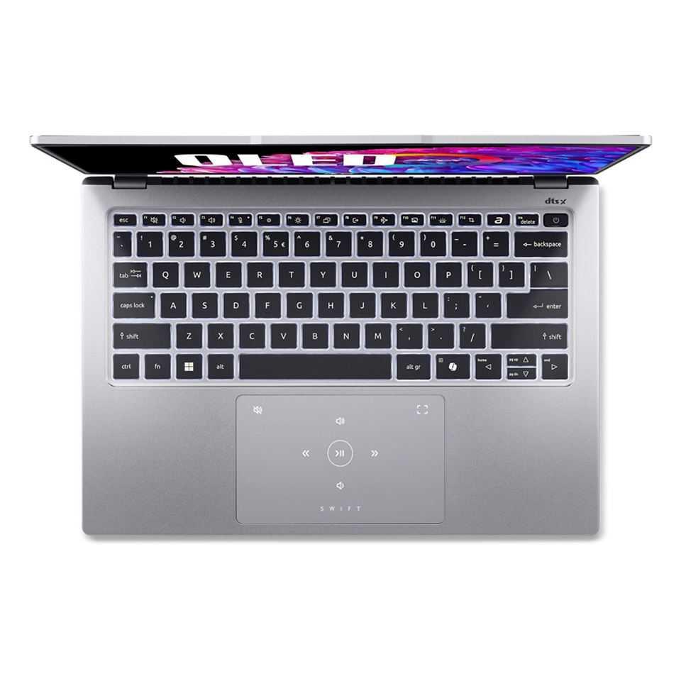 宏碁 ACER Swift Go AI筆電 14" (Intel Core Ultra 5-125H/16G/512G/UMA/W11/EVO Edition) 銀 - 細節圖 3