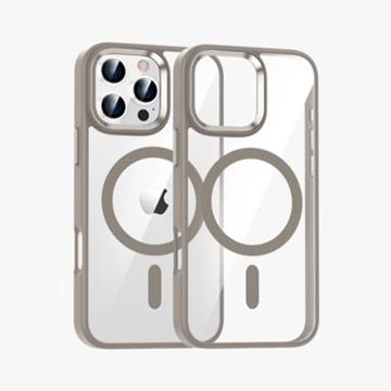 CR i16 Pro Max 金盾高透磁吸殼-鈦金