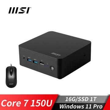 微星MSI Cubi NUC 1M-039TW 迷你桌機 (Core 7 150U&#47;16G&#47;1T SSD&#47;Win11Pro)