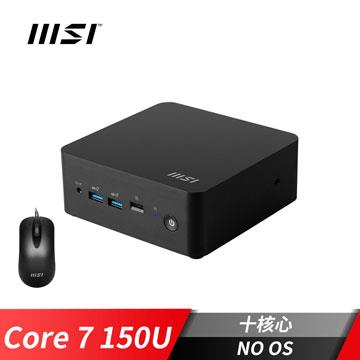 微星MSI Cubi NUC 1M-038BTW 迷你桌機 (Core 7 150U)