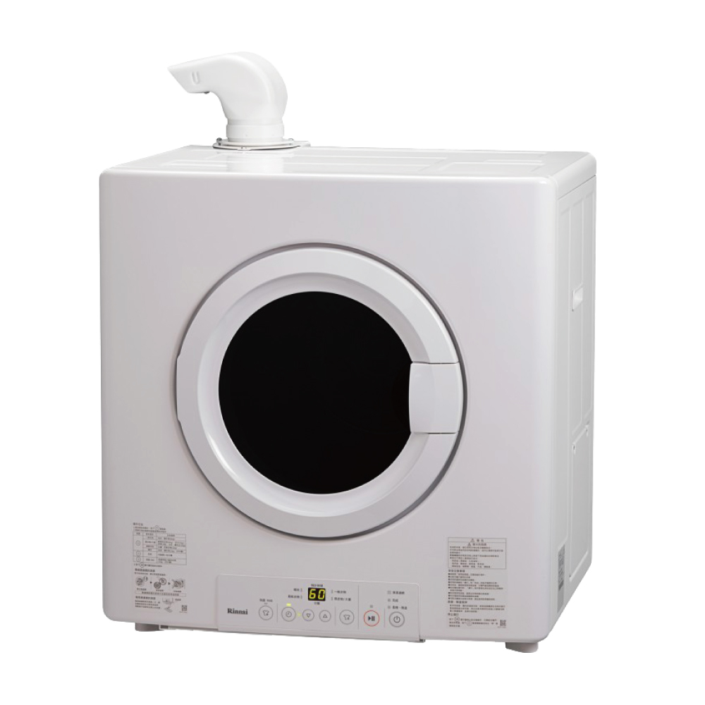 林內進口 	RDT-62-TR-W日本瓦斯乾衣機6KG_天然