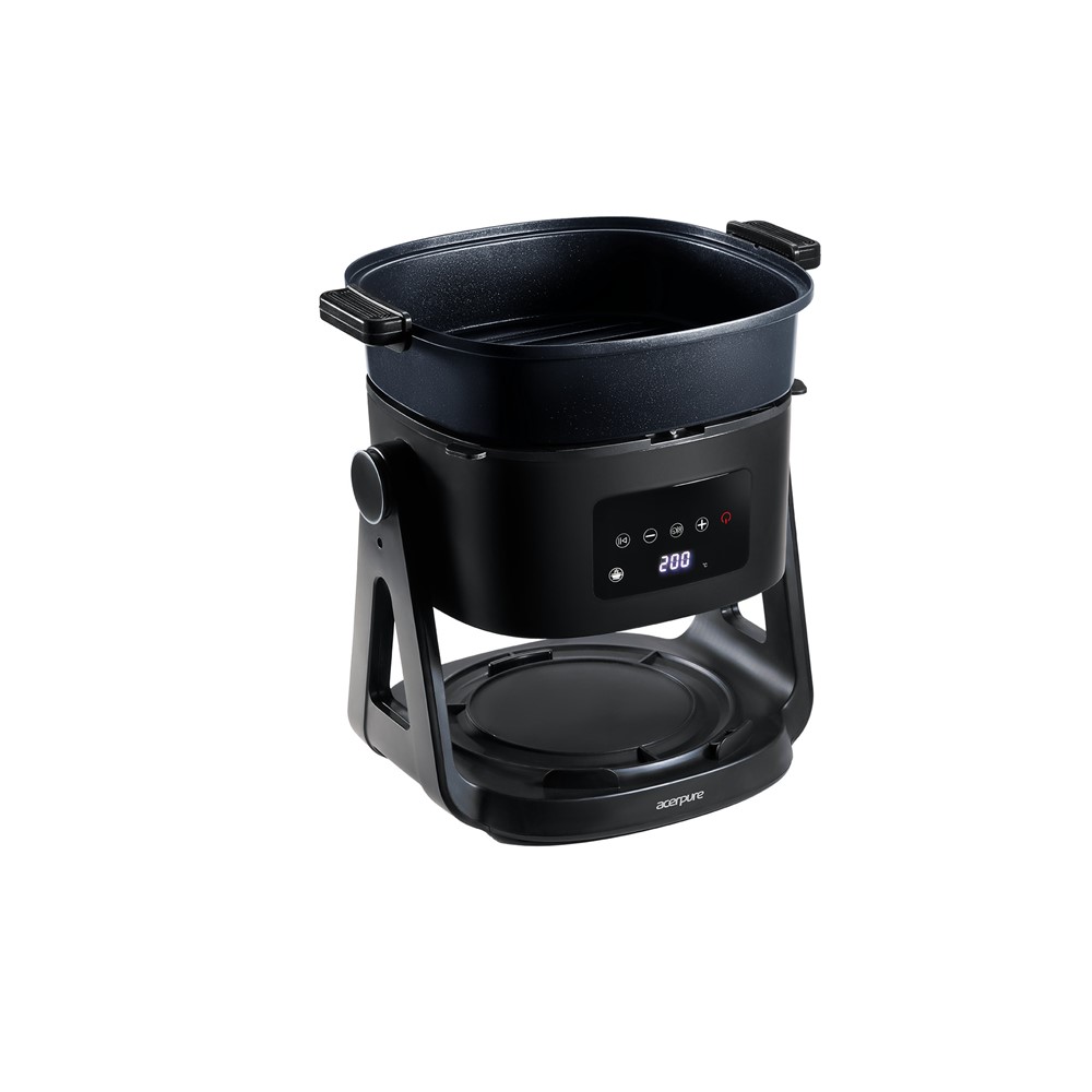 Acerpure Chef 二合一翻轉空氣炸鍋-黑 - 細節圖 2