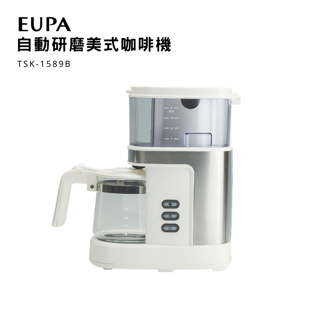【組合】EUPA 自動研磨美式咖啡機+金鑛精品咖啡豆x24包