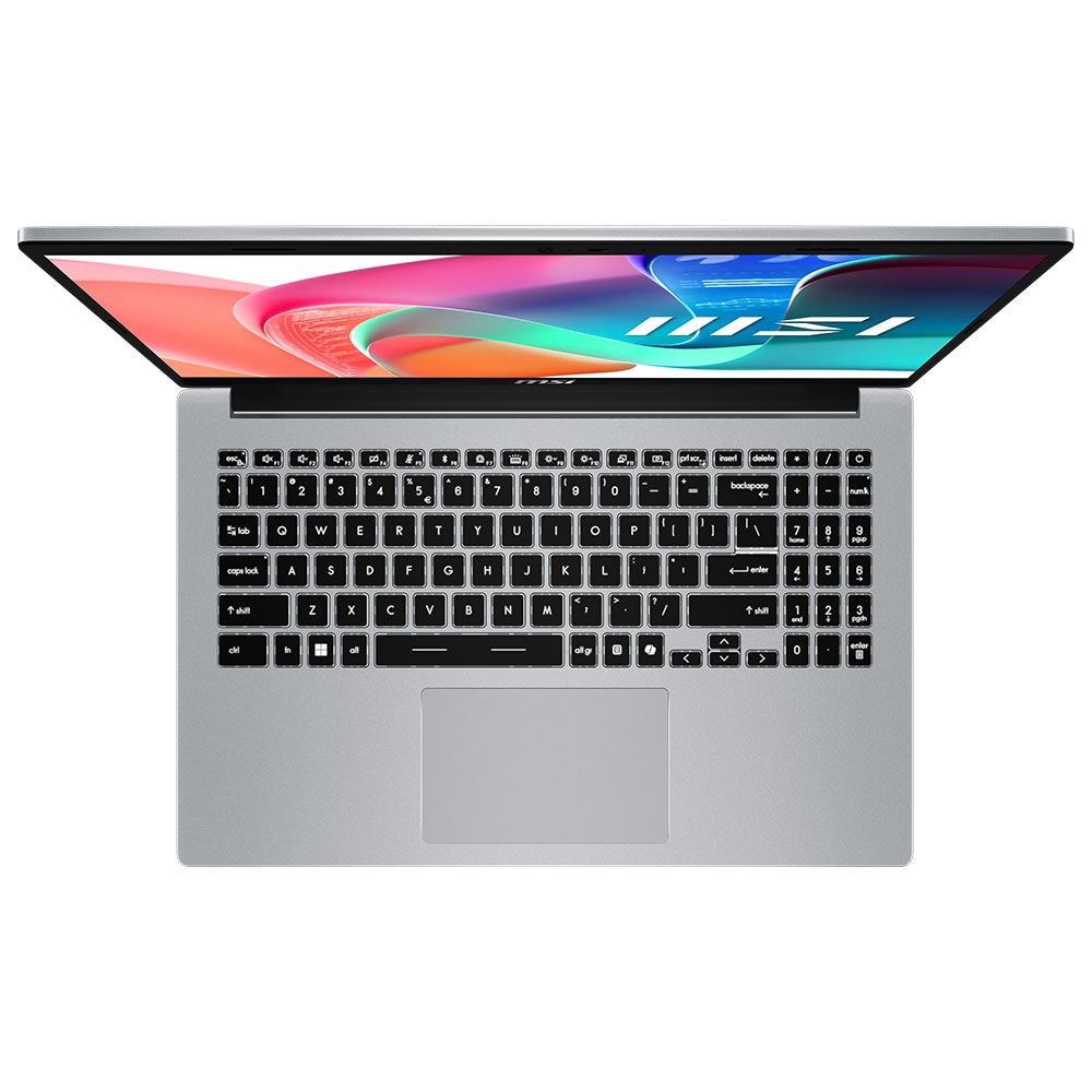 微星 MSI Modern AI筆電 15.6" (Intel Core7-150U/8G*2/1T/UMA/W11) 銀 - 細節圖 3