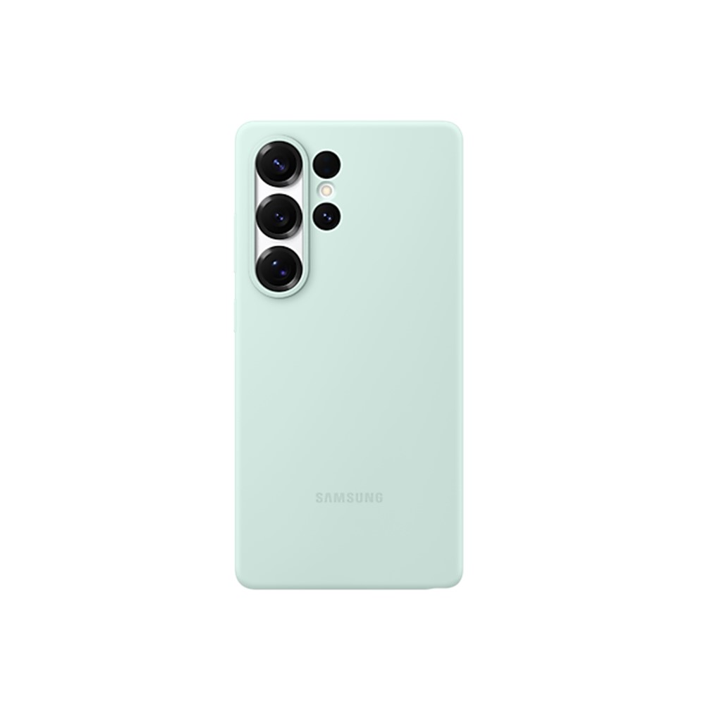 SAMSUNG Galaxy S25 矽膠薄型保護殼-綠
