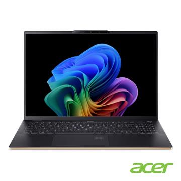 ACER Swift 16 AI筆電 黑(硬碟升級) (Ultra 5 226V&#47;16G&#47;512G+1TB SSD&#47;W11&#47;OLED)
