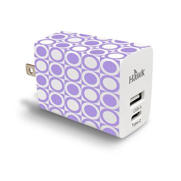 Hawk 45W 高速PD電源供應器-紫