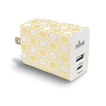 Hawk 45W 高速PD電源供應器-黃