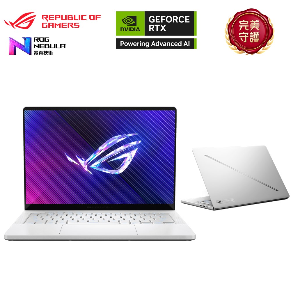 華碩 ROG Zephyrus OLED AI電競筆電 14&#034; (Ryzen AI 9 HX 370&#47;64G&#47;1T&#47;GeForce RTX5070Ti-12G&#47;W11) 銀