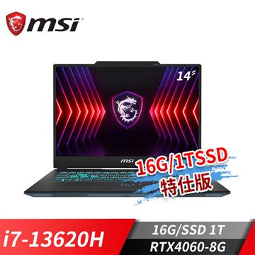 微星MSI Cyborg 14 筆電-16G雙通道1TSSD特 (i7-13620H&#47;16G&#47;1T SSD&#47;RTX4060-8G&#47;Win11)