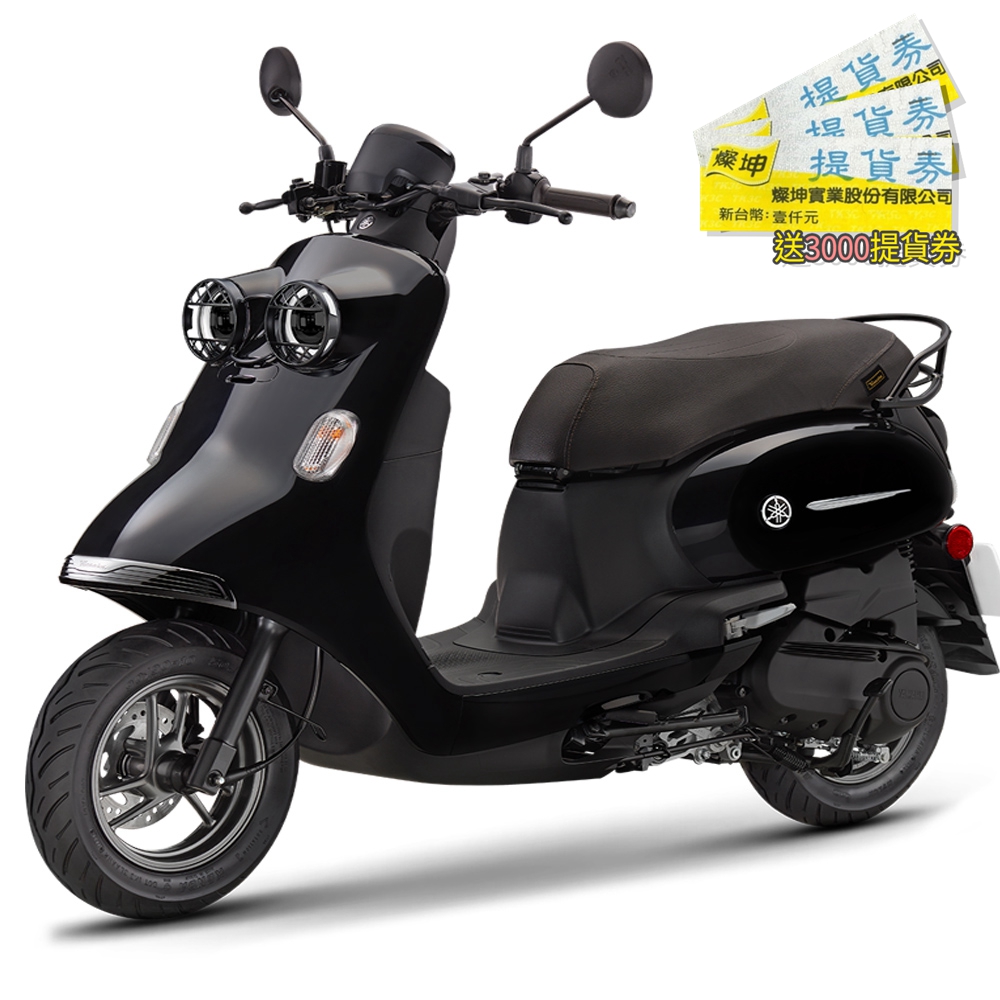 YAMAHA山葉 VINOORA125 智能M版碟煞機車黑