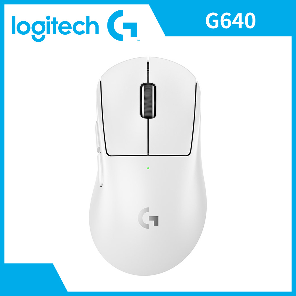 羅技Logitech PROX Superlight2 DEX無線輕量滑鼠-白