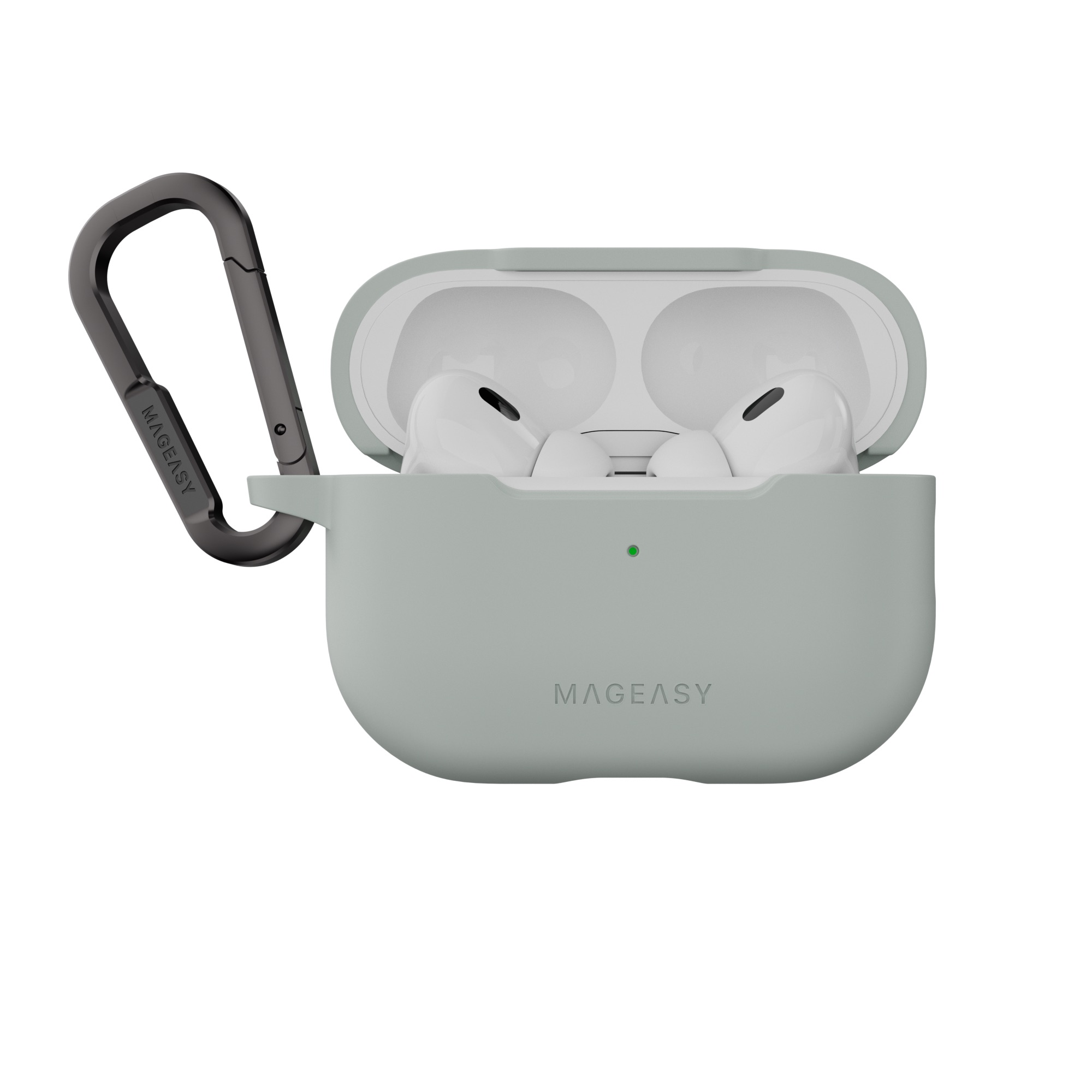 MAGEASY AirPods Pro 2 Skin親膚耳機殼-灰