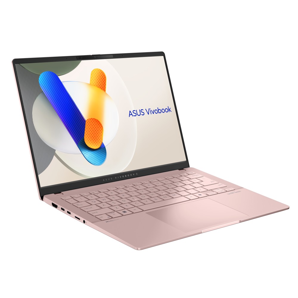 華碩 ASUS Vivobook S14 OLED AI筆電 14" (Intel Core Ultra5-226V/16G/512G/UMA/W11) 玫瑰金 - 細節圖 1