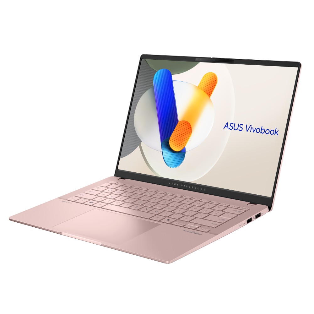 華碩 ASUS Vivobook S14 OLED AI筆電 14" (Intel Core Ultra5-226V/16G/512G/UMA/W11) 玫瑰金 - 細節圖 2