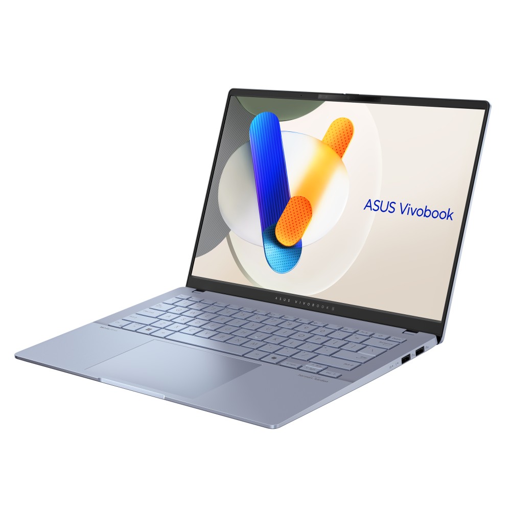 華碩 ASUS Vivobook S14 OLED AI筆電 14" (Intel Core Ultra5-226V/16G/512G/UMA/W11) 迷霧藍 - 細節圖 2