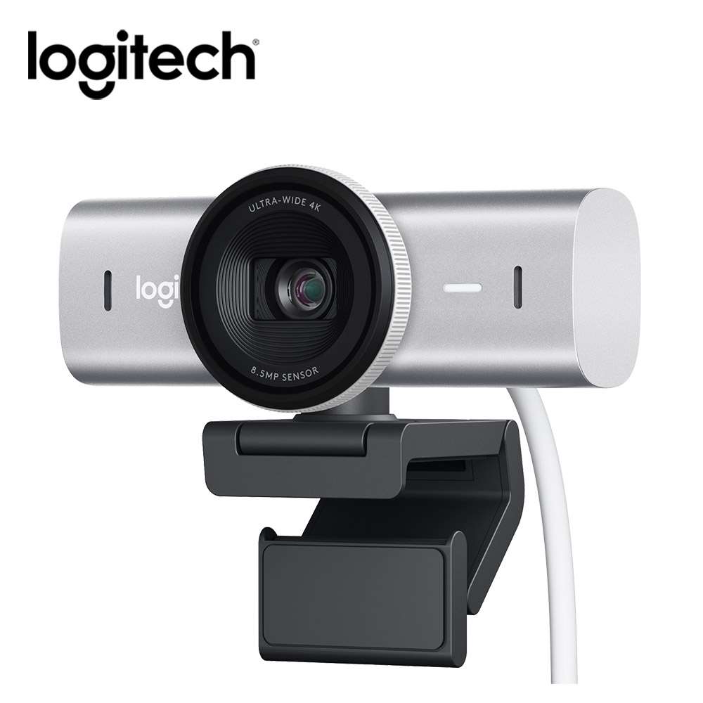 羅技 Logitech MX Brio Ultra HD 網路攝影機-珍珠白