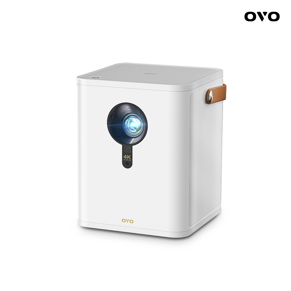 OVO 真4K無框電視K9智慧投影機-極光白